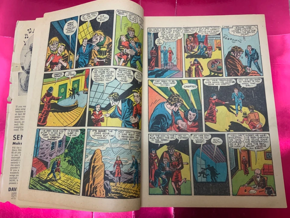 Daredevil #35 Golden Age Little Wise Guys Gleason 1946 ¡¡CON MÚSICA PARA CANCIÓN DD!!! Foto 3 de 4