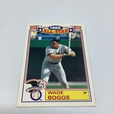 1988 Topps 1987 All Star Game Commemorative Wade Boggs #4 of 22 Boston Red Soxs