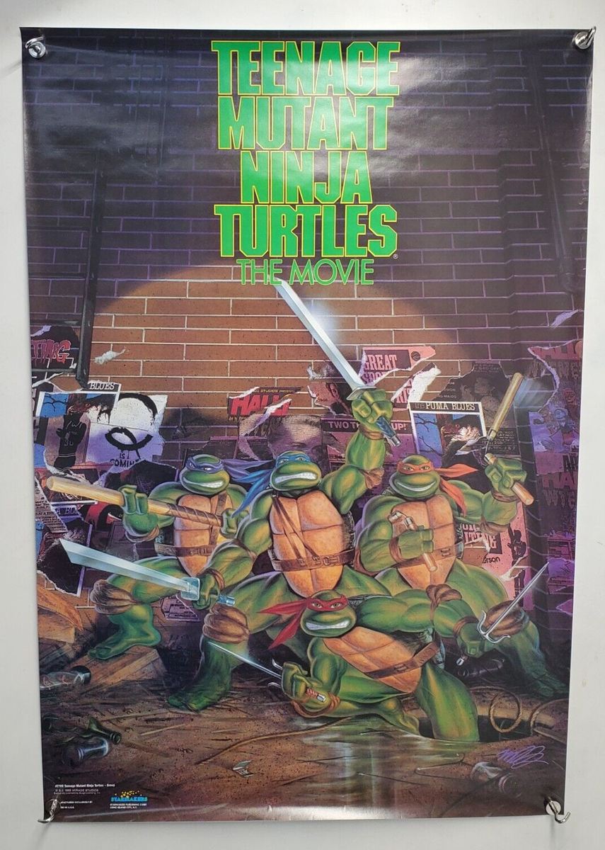 Original 1989 TMNT Teenage Mutant Ninja Turtles Movie Poster 22