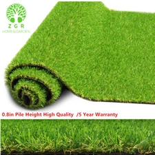 Custom Artificial Grass Turf Area Rug Indoor Outdoor Carpet Balcony GardenDeck