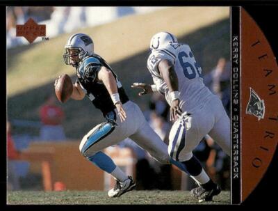 1996 Upper Deck #TT21 Kerry Collins Team Trio