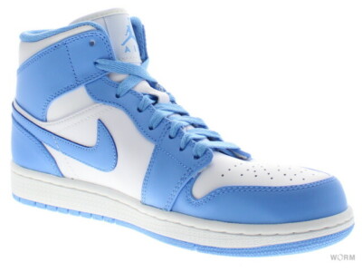 US9.5】AIR JORDAN 1 MID “UNC” 554724-106 [DS] | eBay