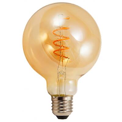 E27 LED Lampe 4W 2200K Filament G95 Birne Glühbirne Spiral Vintage Retro Edison