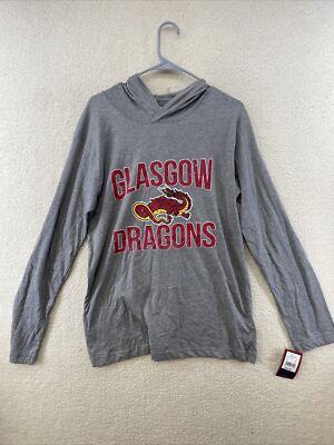 Pel Athletic Glasgow Dragons Active Sweatshirt- Size Large -Hooded