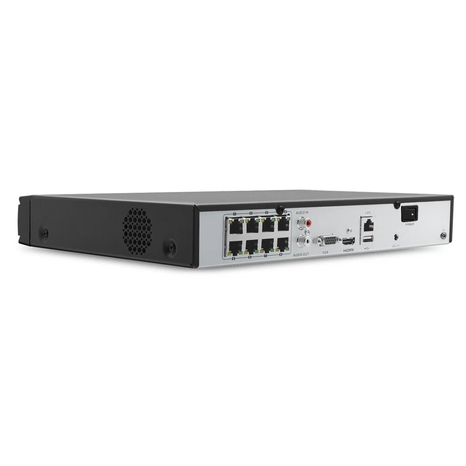 NVR 7608NI 8 canales Q1/8P8POE 4K 8MP 80Mbps H.265+ seguridad Foto 3 de 4