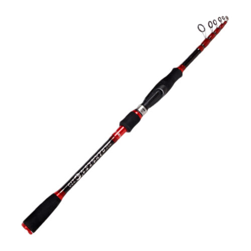 Telescopic Spinning Fishing Rod Bait Casting Lure Carbon Fiber Fishing Pole