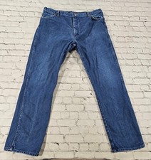 Vintage Wrangler 13MWZ Cowboy Cut Blue Jeans USA MADE MENS SIZE 42X32