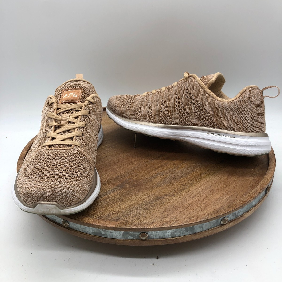 Techloom Pro Apl Gold Sneakers APL Techloom Pro Metallic Gold Sneakers