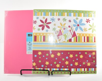 Stampin' Up! 12x12 Bundle - Cutie Pie DSP & Regal Rose Cardstock - 32 Sheets NEW