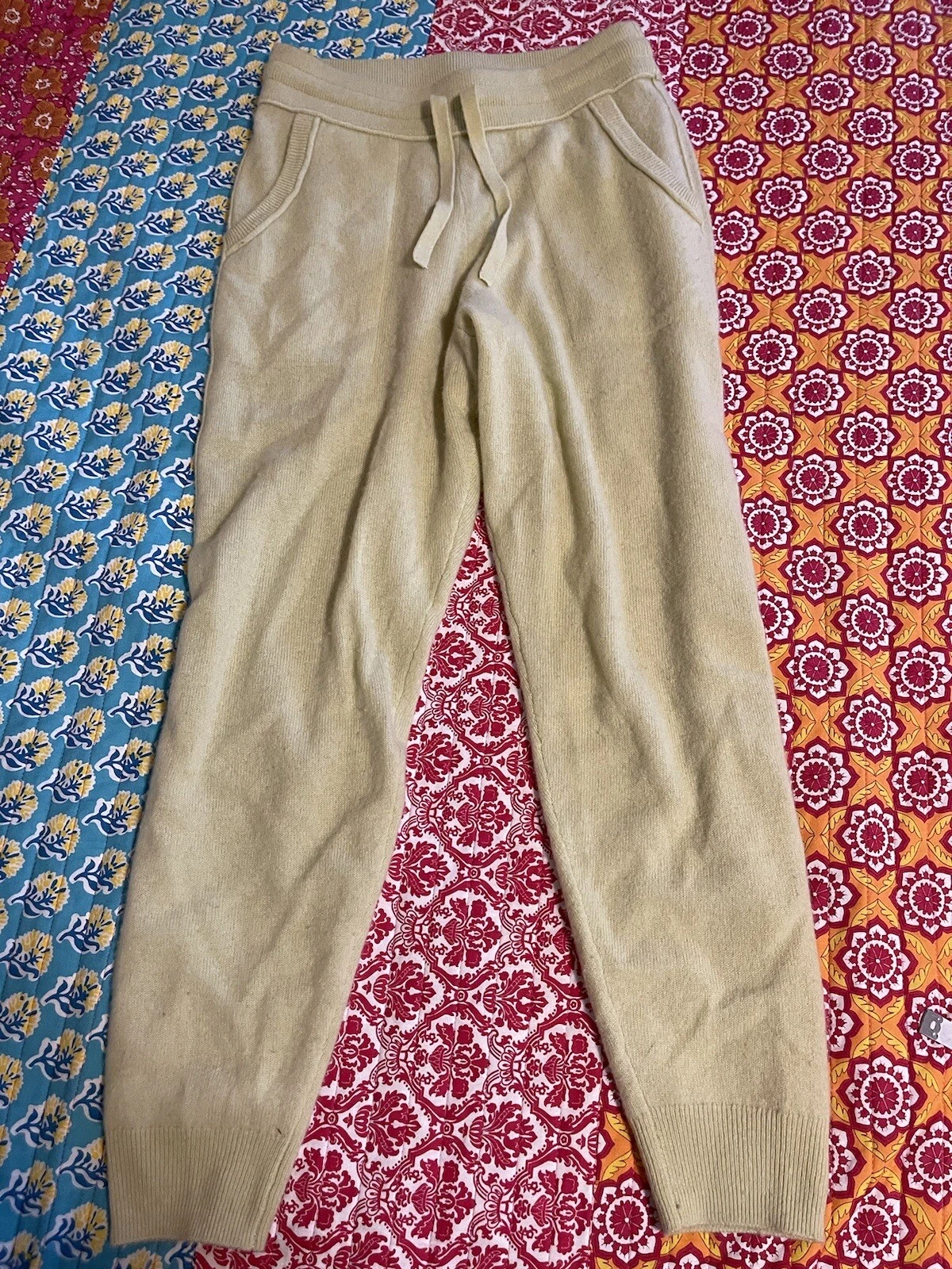 ANTHROPOLOGIE Saturday Sunday Cashmere Joggers Light Green Size 6