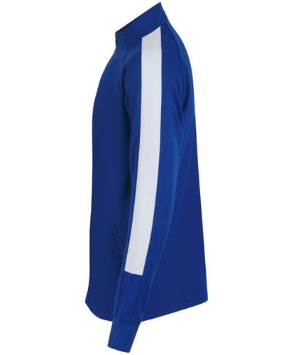 Chaqueta de Pista Cremallera Completa Dos Tonos Chándal Top Deportes Ropa Activa Hombres Mujeres - Imagen 44 de 44