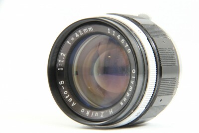 【希少完動】Olympus H.Zuiko Auto-S 42mm f/1.2 Read] Olympus H.Zuiko Auto-S 42mm F/1.2 f 1.2 MF Lens for PEN F FV