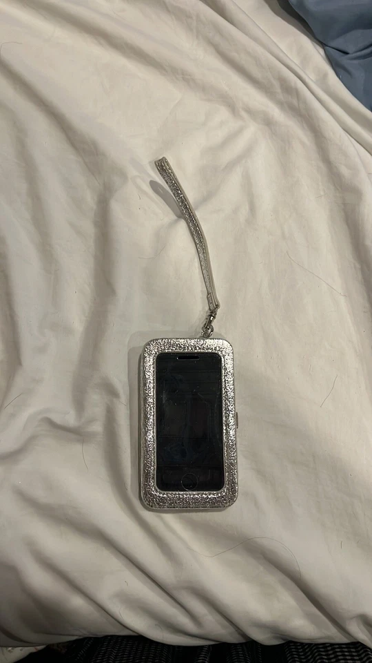 Серебряный блестящий милый справедливость 2-в-1 iPhone 5/SE чехол/бумажник - Изображение 4 из 4