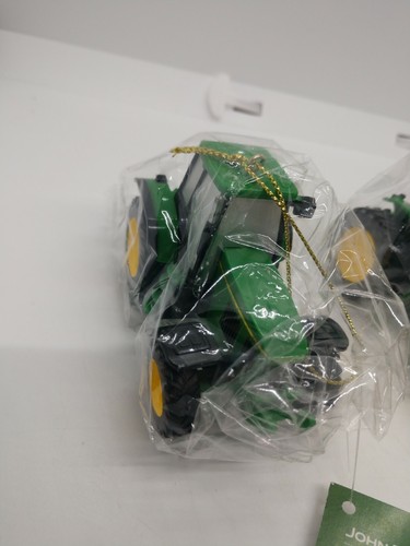 Lot of 3 John Deere Tractor Kurt Adler Christmas Ornaments NWT 3" Collectibles - Picture 4 of 5