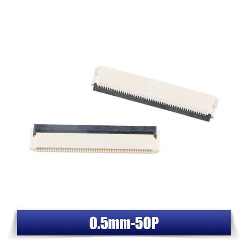 0.5mm Pitch 4-60 Pin FPC/FFC Flat Cable Socket Connector- Front &BackInsert/Flip - Picture 25 of 26