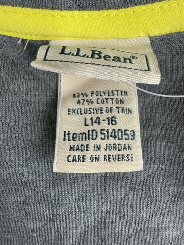 New L.L. Bean Quilted Snap Quarter Pullover Sweater Youth Kids Boys Large 14-16 - Picture 9 of 10