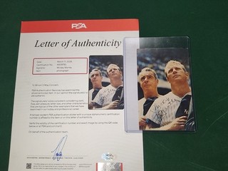 MICKEY MANTLE Authentic Autograph Photograph PSA LOA Letter of Authenticity COA