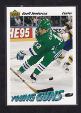 1991-92 Upper Deck - Young Guns Geoff Sanderson #588 (RC)