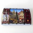 Vintage Lebkuchen-Schmidt Decorative Rectangular Biscuit Cookie Tin Box 7" x 11"