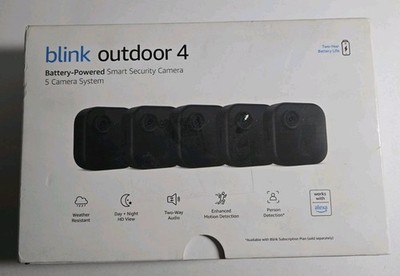 Blink Outdoor 4TH Gen Smart Battery-Powered 5 Camera Security System