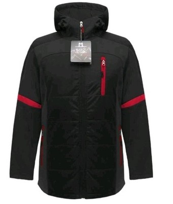Marqt Mens Soft Shell Hooded Jacket - Black Small