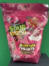 Sour Patch Kids GLOW UP HEARTS New/ Best Before 8/10/2026
