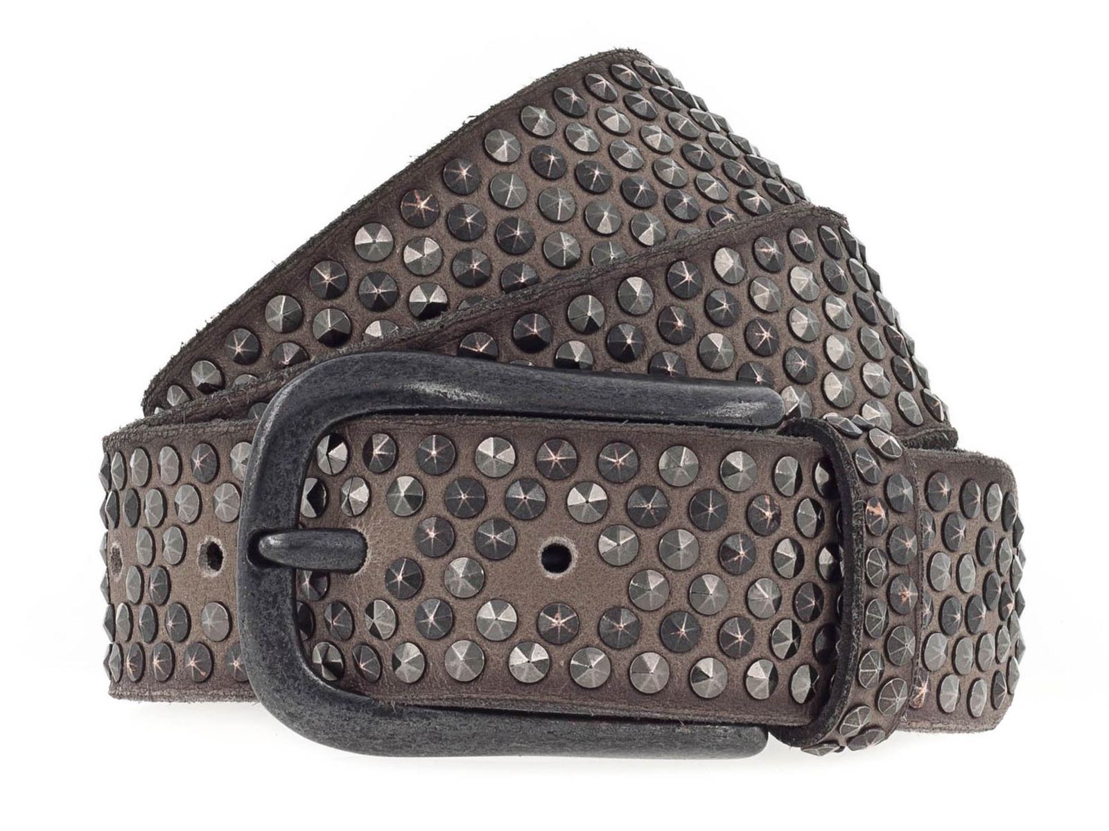 b.belt Zoe Black Leather Belt W90 Taupe
