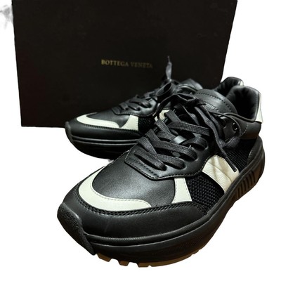 Bottega Veneta Calf Leather Black Lace Up Speedster Trainers Bottega Veneta Calf Leather Black Lace Up Speedster Trainers