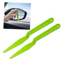 2PCS Car Window Tint Tools, Flexible Vinyl Wrap Squeegee with Long Green