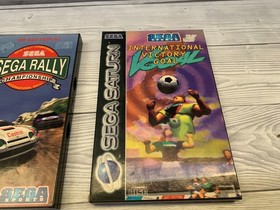 Sega Saturn Games Bundle Sega Rally Championship & International Victory Goal