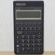 READ FOR PARTS NEED REPAIR Vtg Hewlett-Packard HP 27S Scientific Calculator