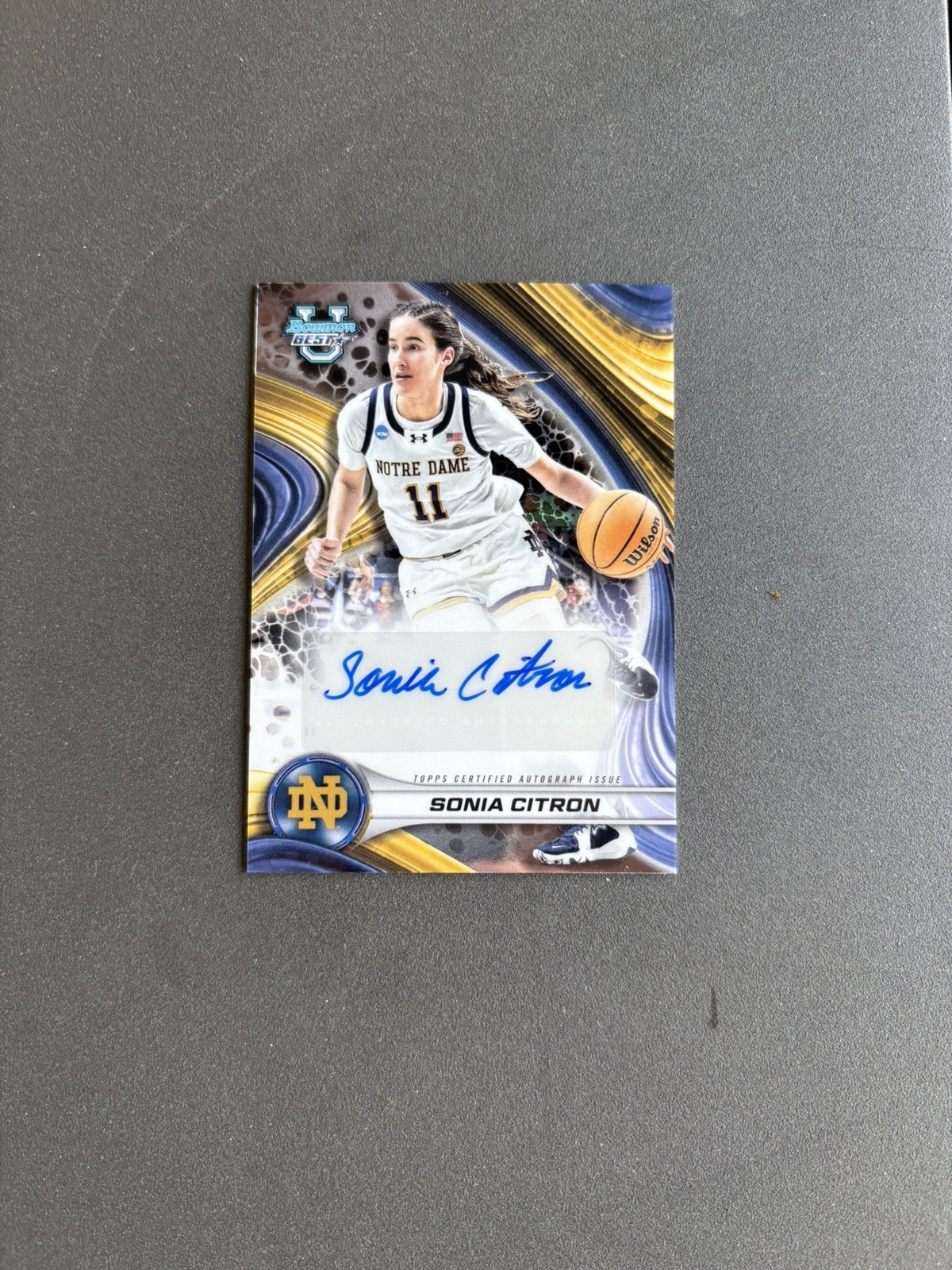 2024-25 Bowman Best U Sonia Citron Auto Notre Dame #B24-SC