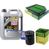 Mann Inspektionspaket Liqui Moly 5W-30 FüR Honda Civic Viii Hatchback 1.8