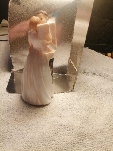 Dekofigur Hochzeit Brautpaar 13x7 cm weiß Tortenfigur Hochzeitsfiguren NEU & OVP - Bild 8 von 11