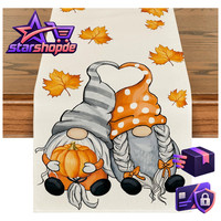 TischläUfer Herbst KüRbisse AhornbläTter 40X240 Cm Deko FüR Festlichkeiten