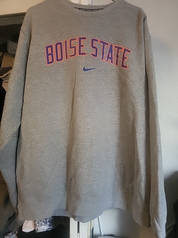 Boise State Broncos Nike Standard Fit Crewneck Sweatshirt Men’s XXL New