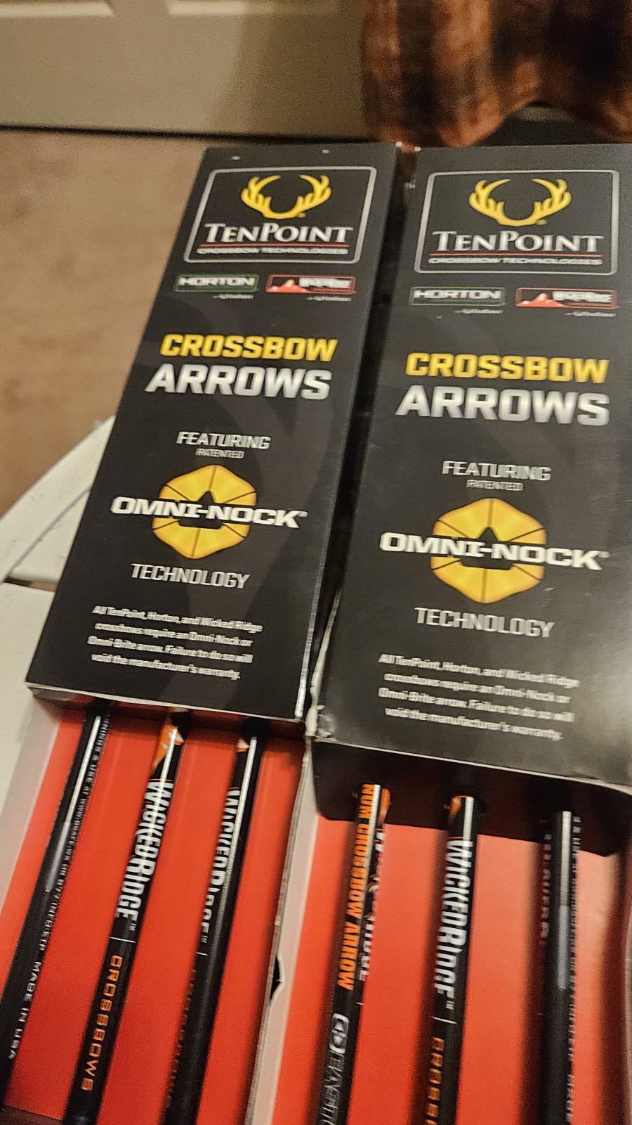 5 - Wicked Ridge Crossbow Arros Omni Lock 2219 20" 5086 Shaft 3 Pack W/ Vanes 