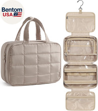Travel Toiletry Bag for Womne, Hanging Travel Bag for Toiletries, Puffy Makeup C
