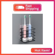 Oasiteege Shower Toothbrush Holder Wall Mounted, Adhesive Toothpaste Organizer f