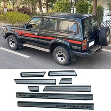 For Land Cruiser Lcfj80 90-97 Wheel Drive Side Door Molding Guard Strip 4x4 Set For Land Cruiser Lcfj80 90-97 Wheel Drive Side Door Molding Guard Strip 4x4 Set