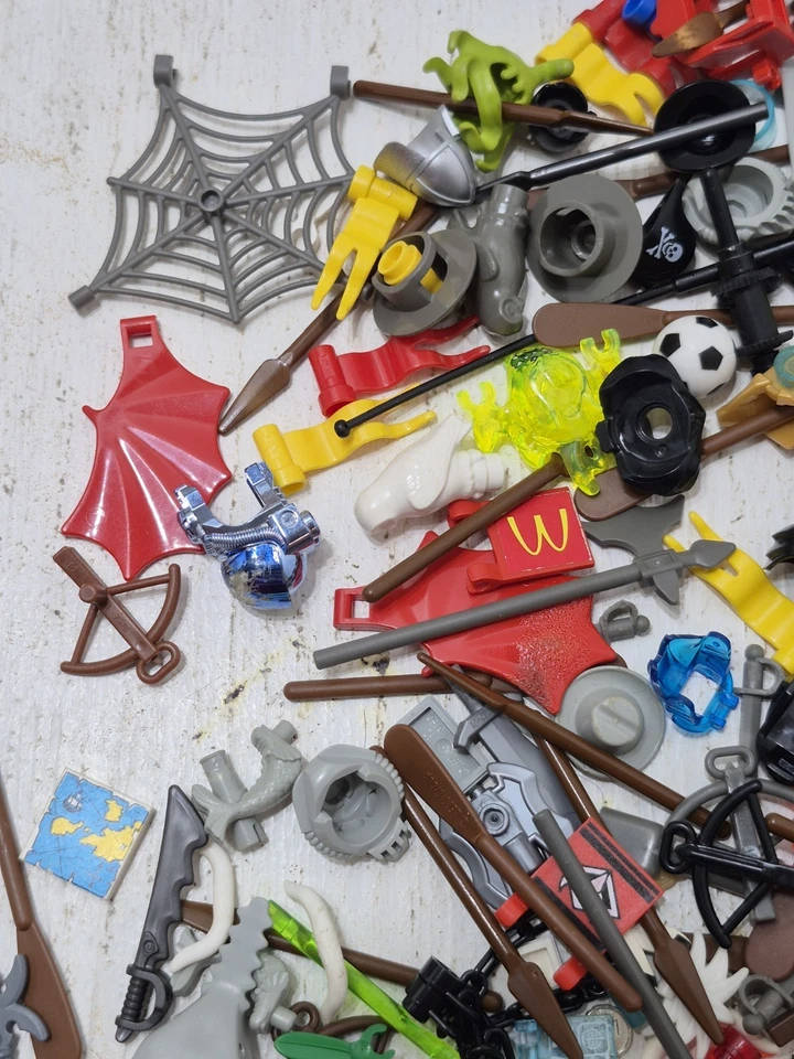 Gran Lote De Colección - Moderno Lego Minifigura Accesorios Castillo/Banderas/Caballeros/Ciudad Foto 3 de 4