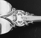 F.B. Rogers GRAND ANTIQUE Silverplate Flatware Partial Set Forks Teaspoons Knife — photo 4
