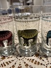 World Market Elephant Glasses – Mixed Colors – Libbey Glassware - Set of 4 Clean — photo 5