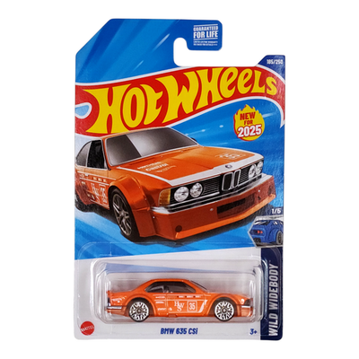 HOT WHEELS BMW 635 CSi Orange HW Wild Widebody Mainline JBB84 2025