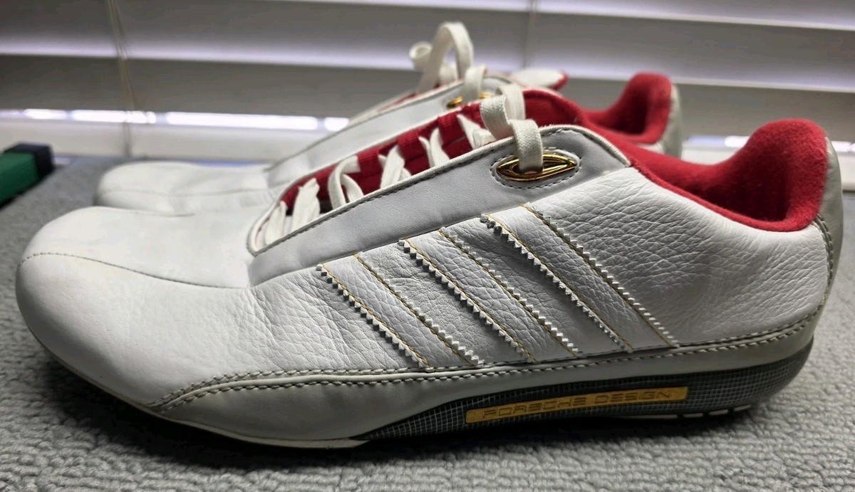 Adidas Porsche Design White Leather Shoes 779001 US Mens Size 10