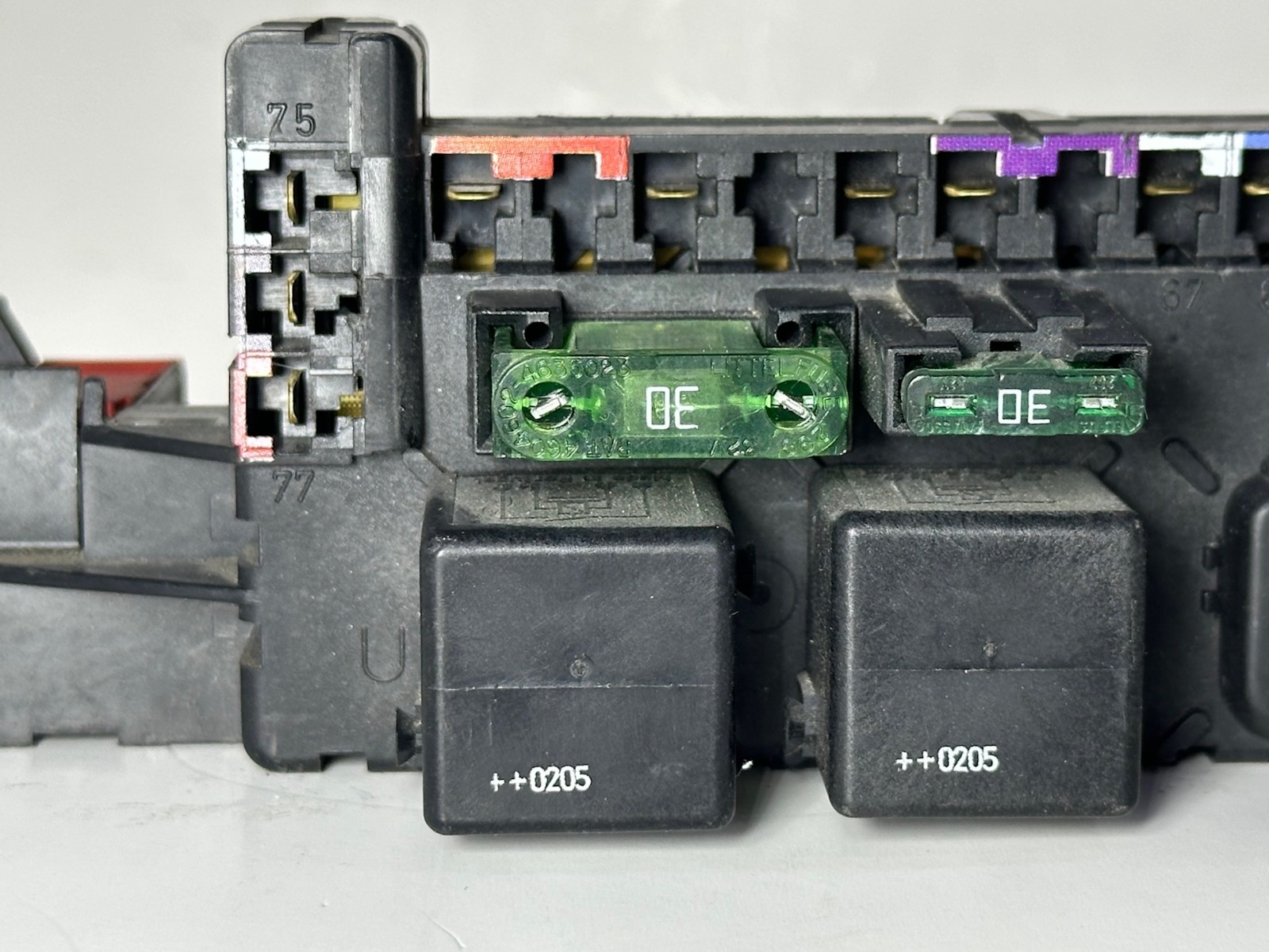 2003-2012 MERCEDES R230 SL-CLASS REAR SAM FUSE RELAY BOX MODULE A0345456232 OEM