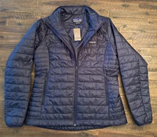 NWT Patagonia Womens Nano Puff Jacket Insulated, Lg, Classic Navy, Blue