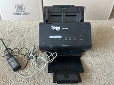 Brother ADS-2400N Duplex Document Scanner & Power Adapter