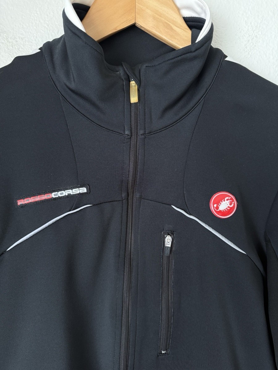 Castelli Rosso Corsa Windstopper Cycling Jacket-Men's Large