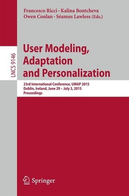 User Modeling, Adaptation and Personalization Francesco Ricci